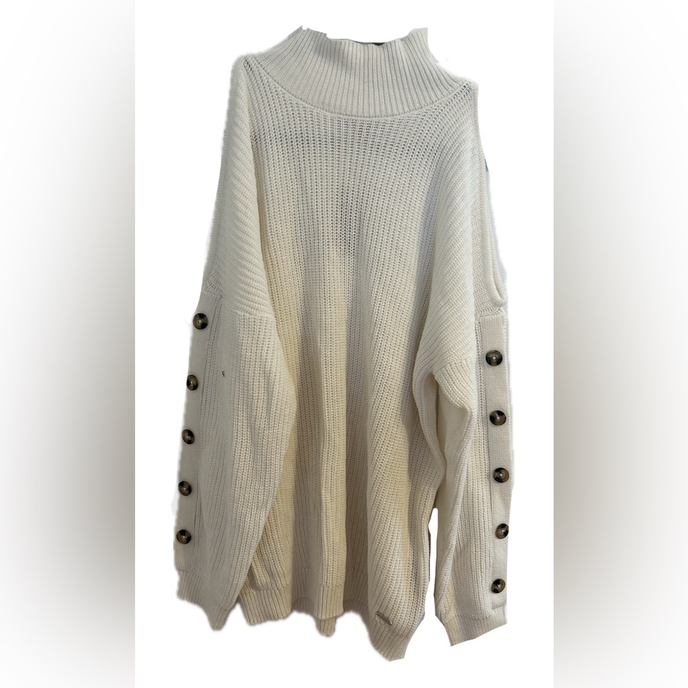 {GUESS} Cold Shoulder Sweater NWT - Picture 1 of 7